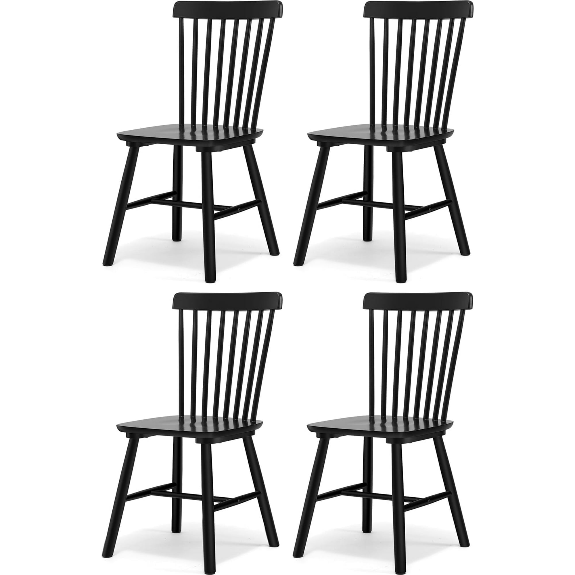 Fancrou Windsor Dining Chair Set of 4